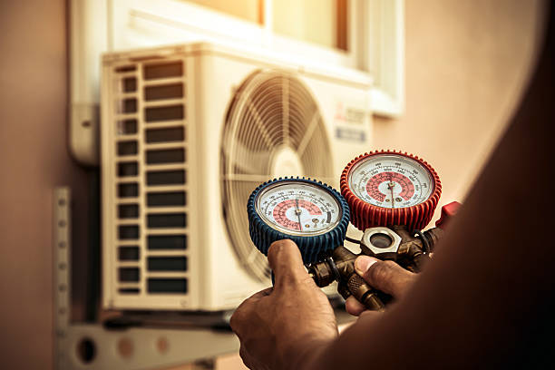 Professional Hvac technician working in Rockaway, NJ
